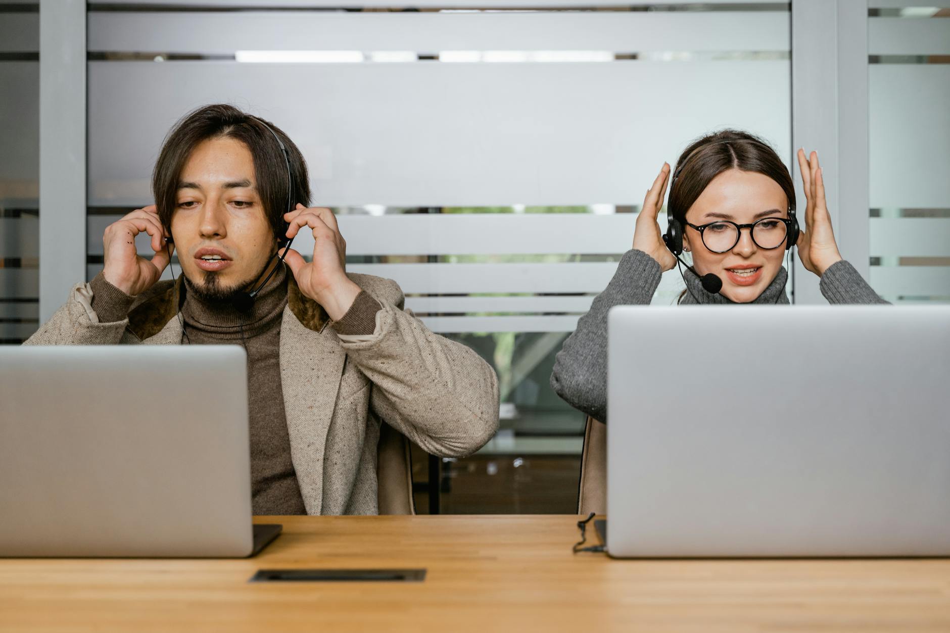 Diverse call center agents collaborating to generate leads using digital marketing strategies