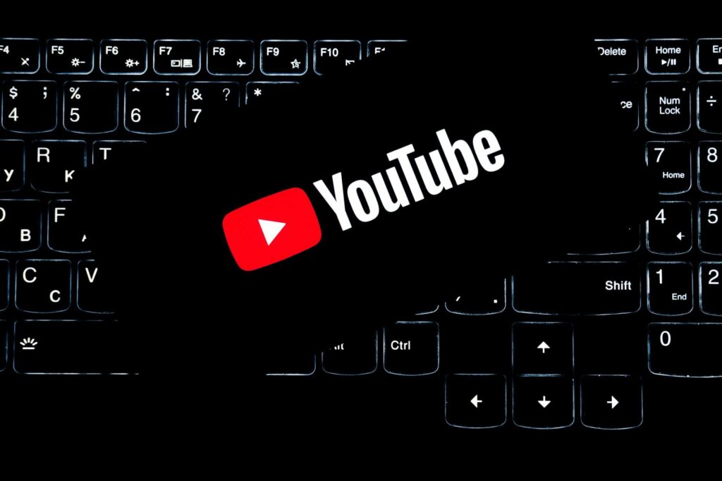 Graphic depicting a business growth chart with YouTube logos and SEO elements, symbolizing 'YouTube SEO for Business Growth' for newly open businesses.